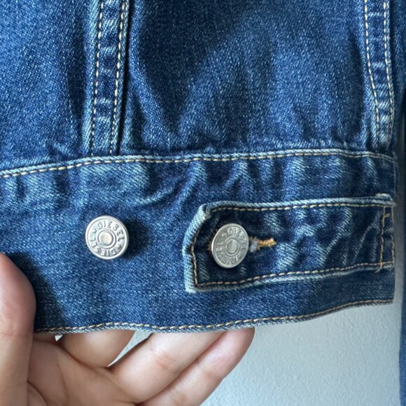 Diesel Cropped Denim Jacket, Size Small - Picture 6 of 6